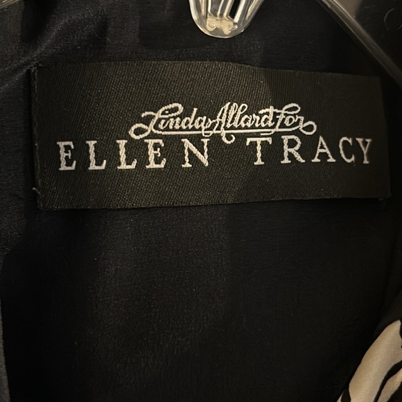 100% Silk Ellen Tracy Linda Allard Size Small Jacket Vintage - Picture 8 of 11